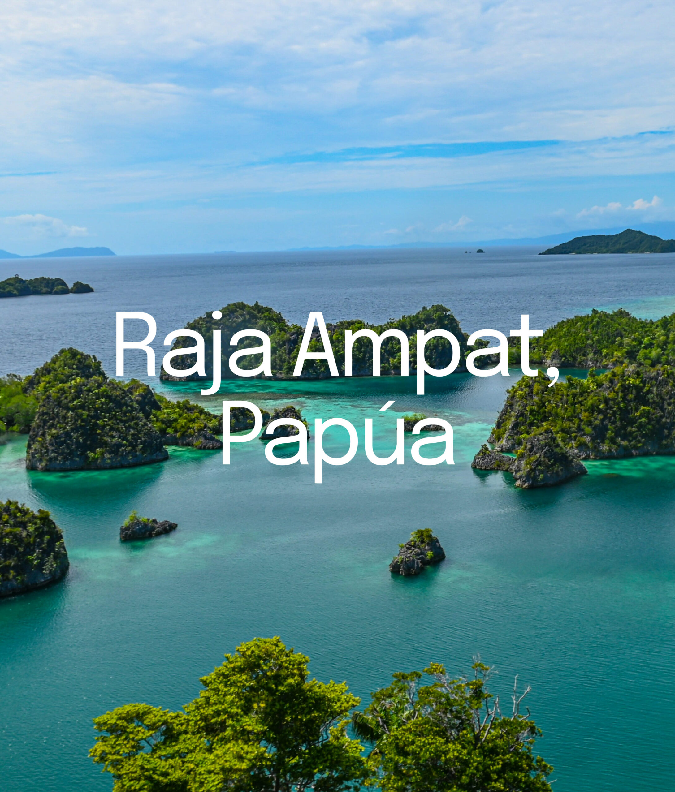 raja ampat papúa indonesia